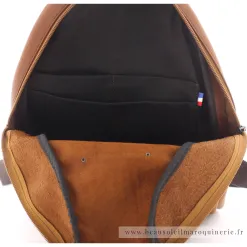 Les Ateliers Foures Sac a dos cuir Eole Baroudeur*Homme Sacs À Dos
