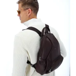 Les Ateliers Foures Sac a dos cuir Eole Baroudeur*Homme Sacs À Dos