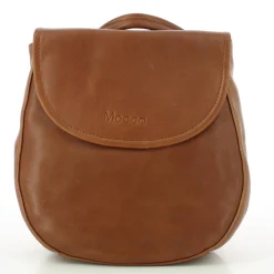 Mocca Sac a dos femme Cristina cuir a rabat*Femme Sacs À Dos Femme