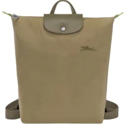 Longchamp Sac a dos M Le Pliage Green en toile*Femme Sacs À Dos Femme