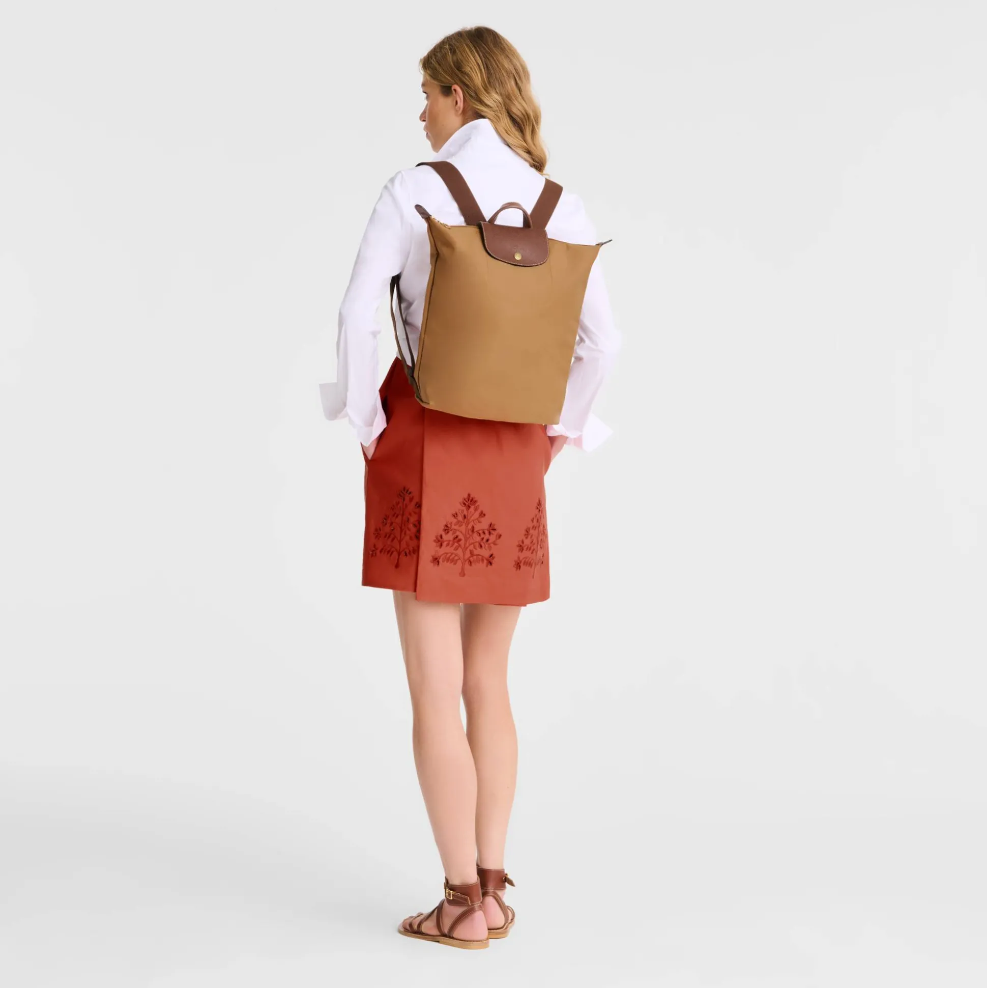 Longchamp Sac a dos M Le Pliage Original en toile*Femme Sacs À Dos Femme