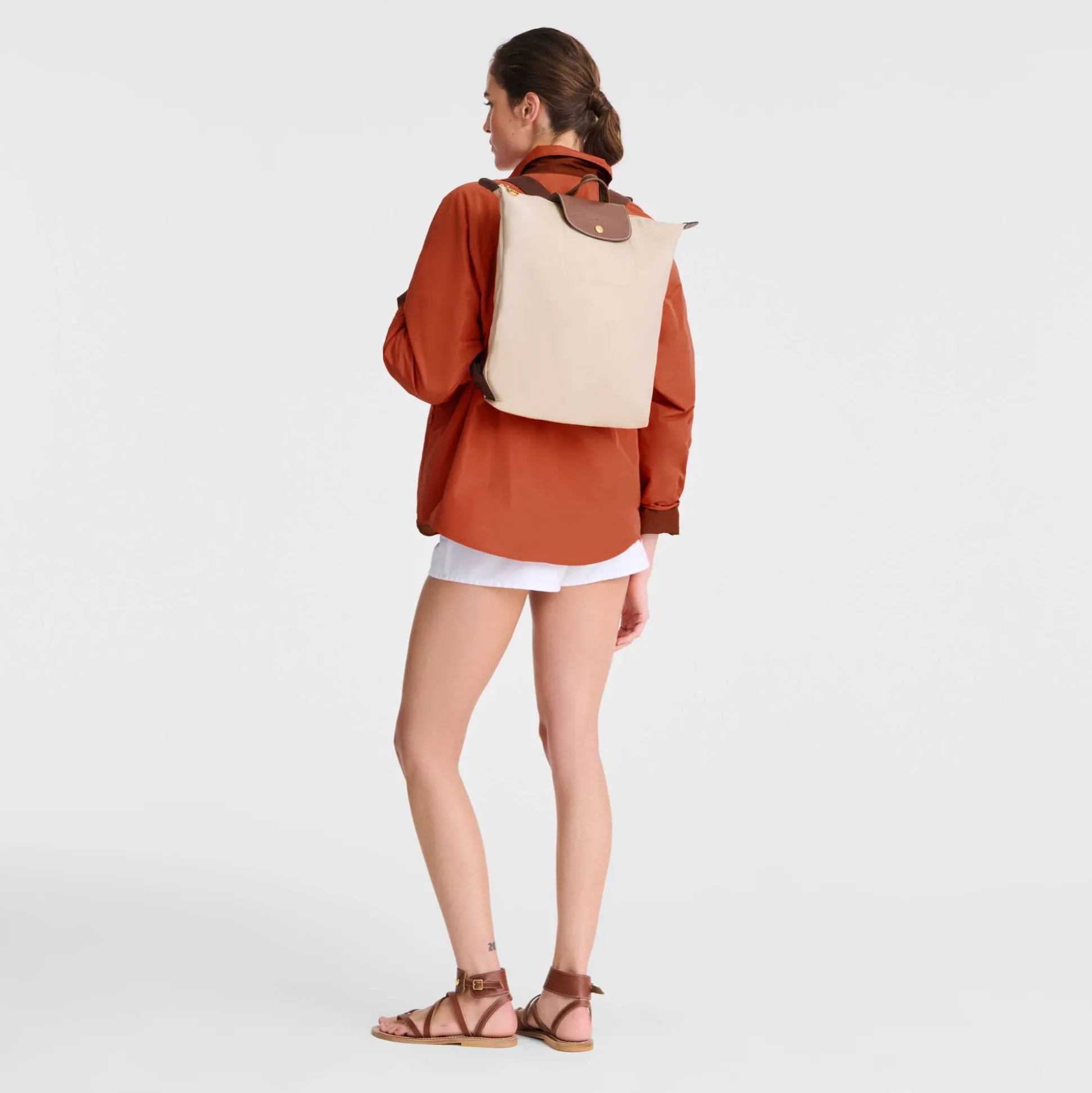 Longchamp Sac a dos M Le Pliage Original en toile*Femme Sacs À Dos Femme