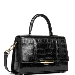 Lancaster Sac a main a rabat Exotic Trinity croco*Femme Sacs À Main