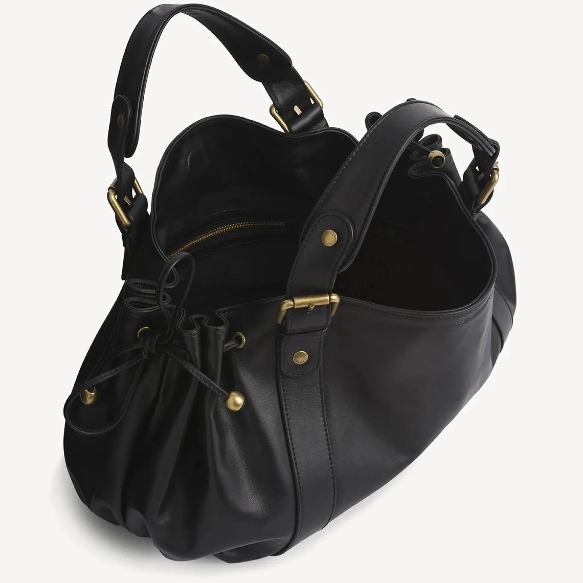 Gerard Darel Sac a main cuir lisse Le 24h*Femme Sacs À Main