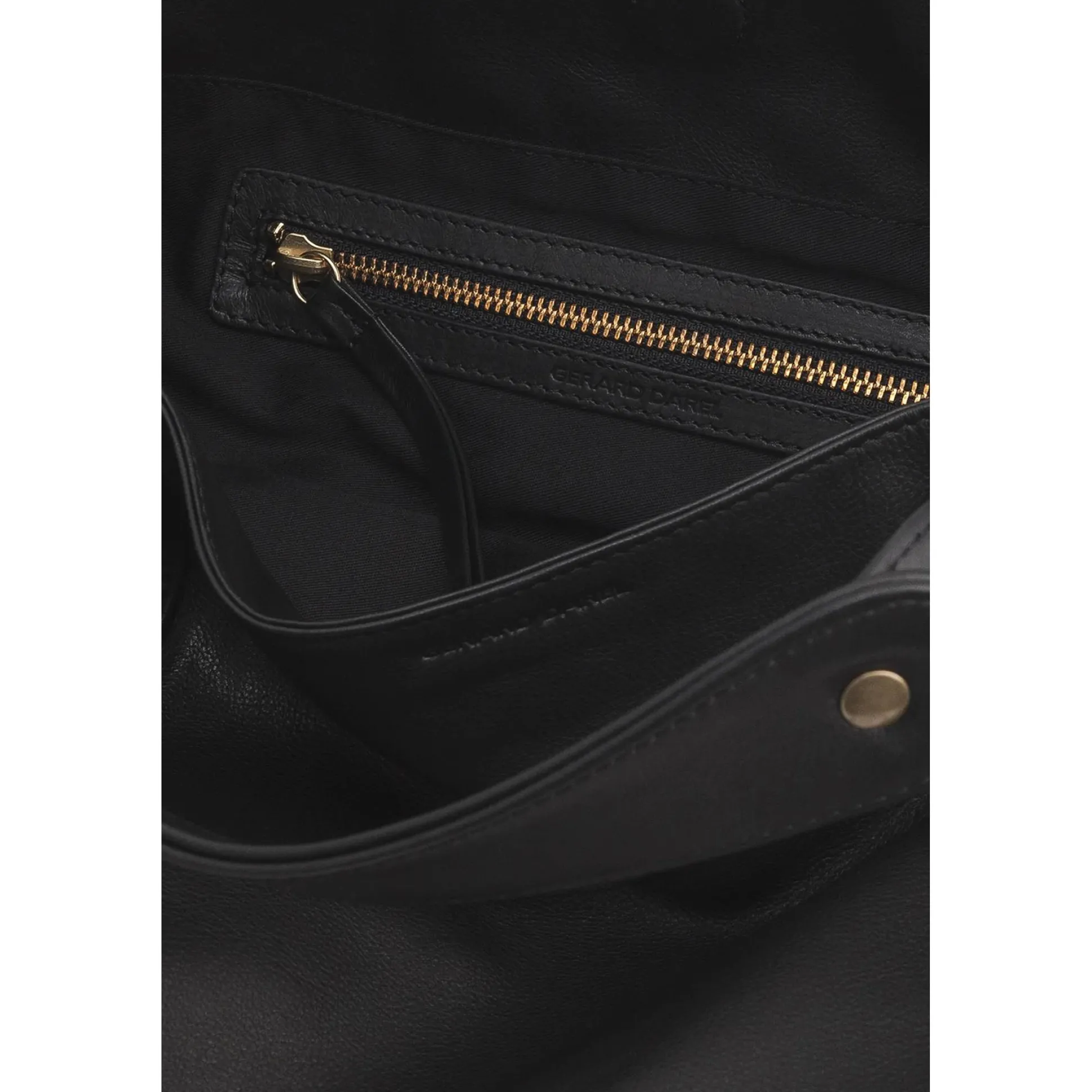 Gerard Darel Sac a main cuir lisse Le 24h*Femme Sacs À Main