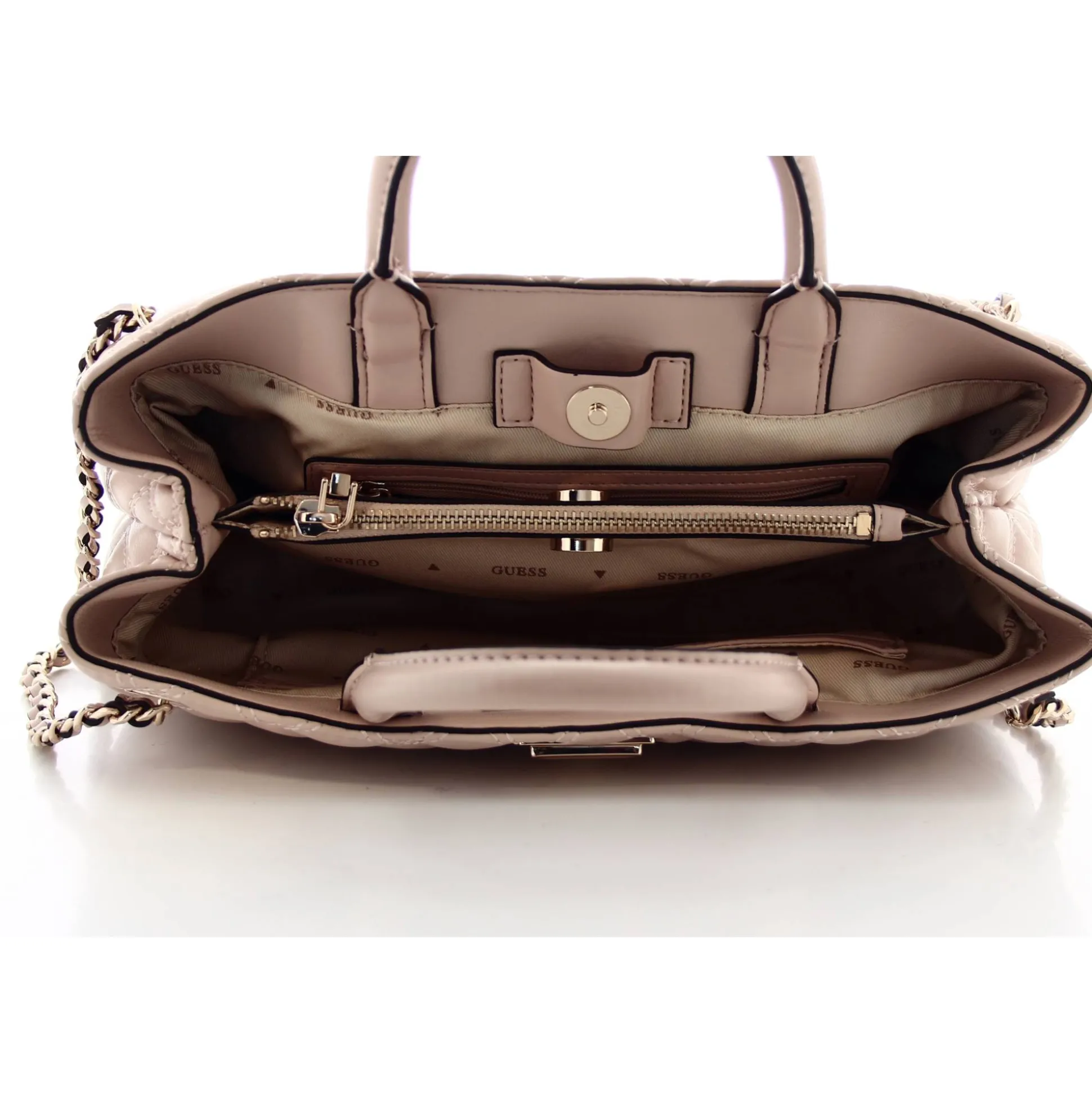 Guess Sac a main Giully effet matelasse*Femme Sacs Porté Épaule|Sacs À Main