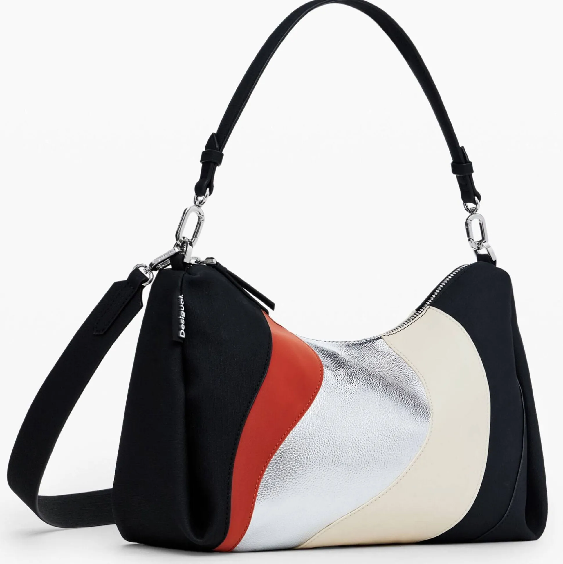Desigual Sac a main imprime ondule kahlo Mayari Maxi*Femme Sacs À Main