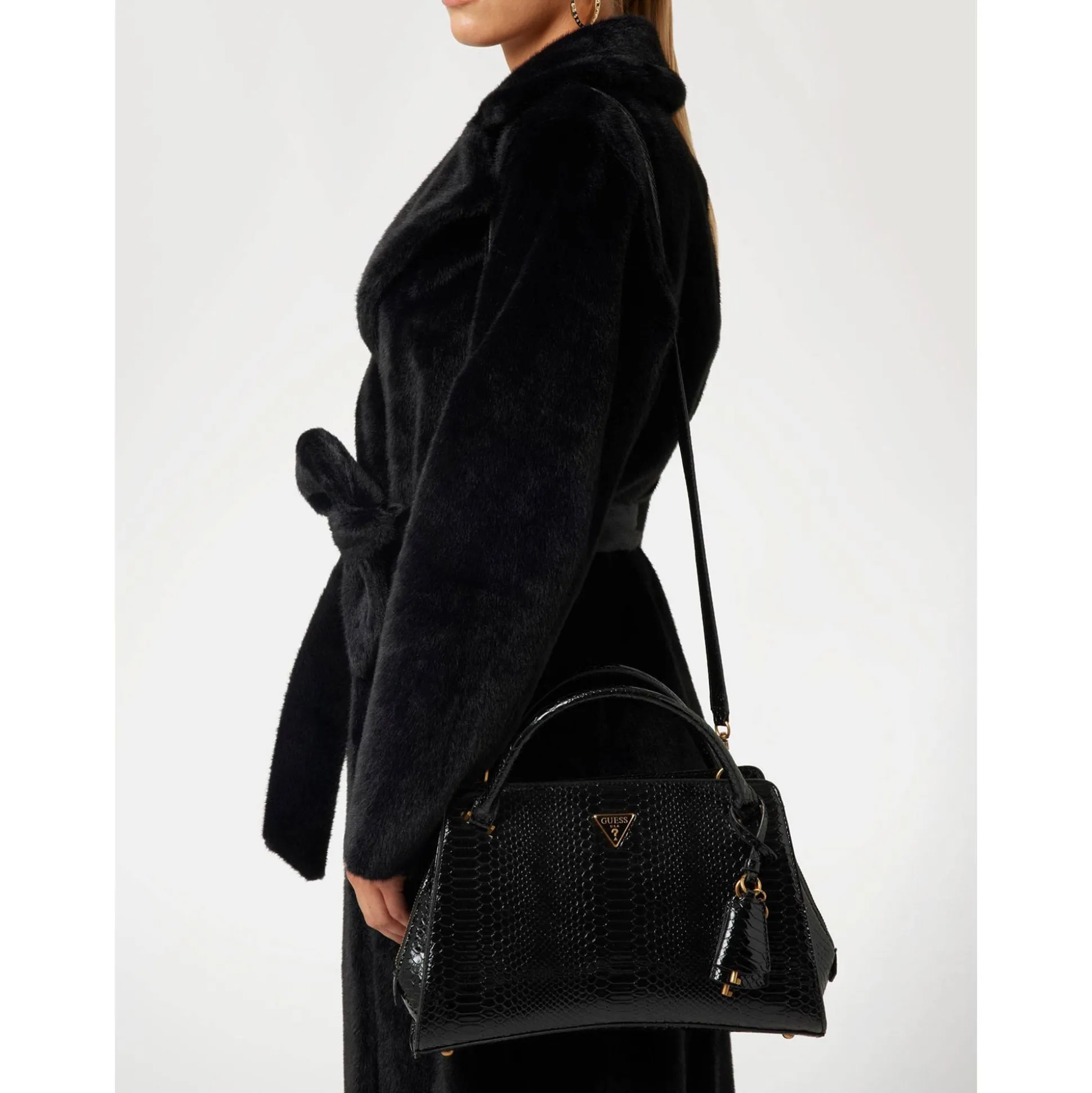 Guess Sac a main imprime python Georgina*Femme Sacs À Main