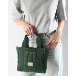 Woomen Sac a main Ixora velours cotele matelasse*Femme Sacs À Main