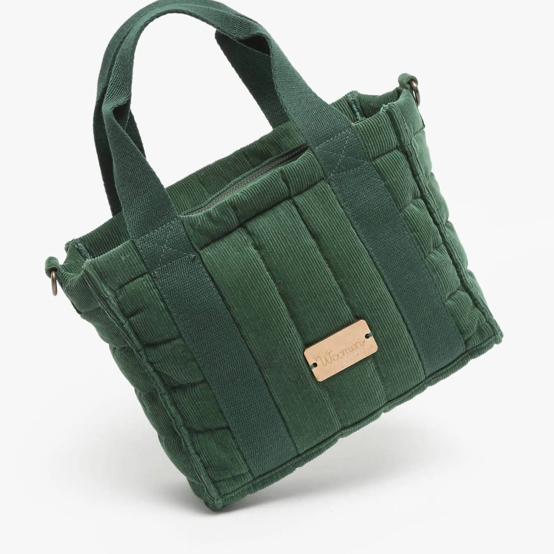 Woomen Sac a main Ixora velours cotele matelasse*Femme Sacs À Main