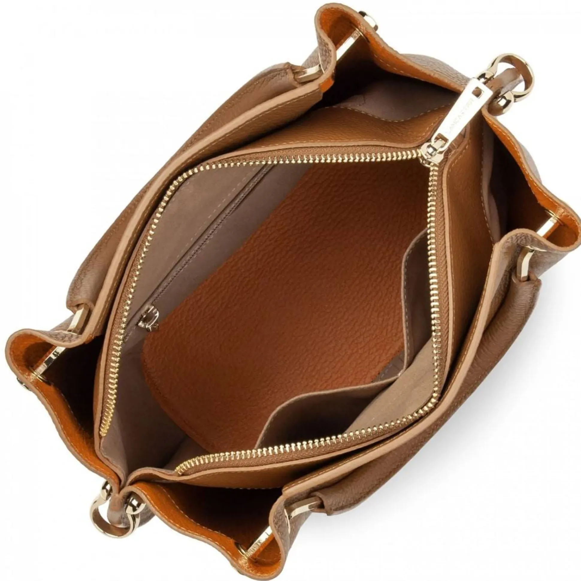 Lancaster Sac a main Louisa Foulonne Double Made in France*Femme Sacs À Main