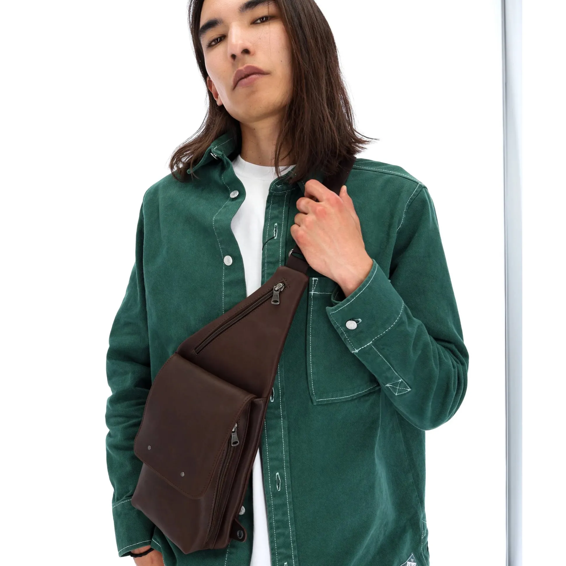 Les Ateliers Foures Sac asymetrique holster Dionysos Baroudeur*Homme Sacoches Homme