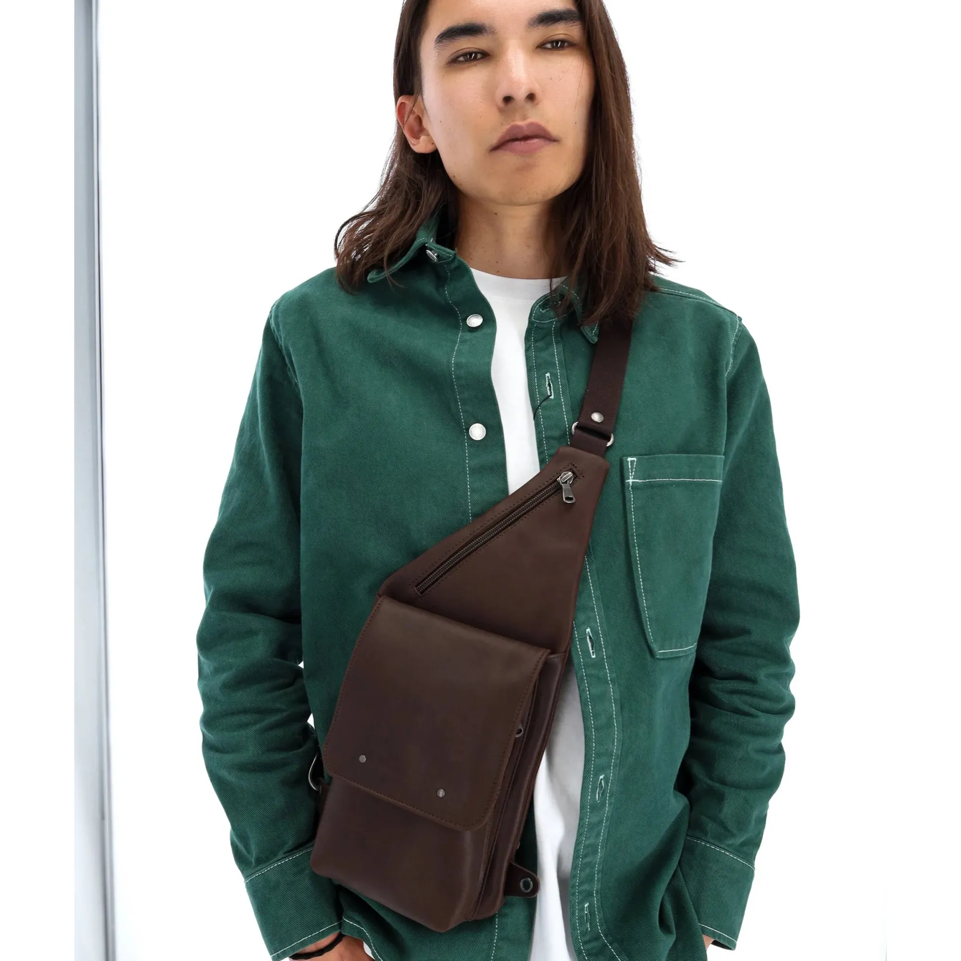 Les Ateliers Foures Sac asymetrique holster Dionysos Baroudeur*Homme Sacoches Homme