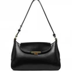 Lancaster Sac baguette a rabat avec fermoir dore Suave Evenly*Femme Sacs Porté Épaule
