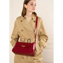 Lancaster Sac baguette a rabat avec fermoir dore Suave Evenly*Femme Sacs Porté Épaule