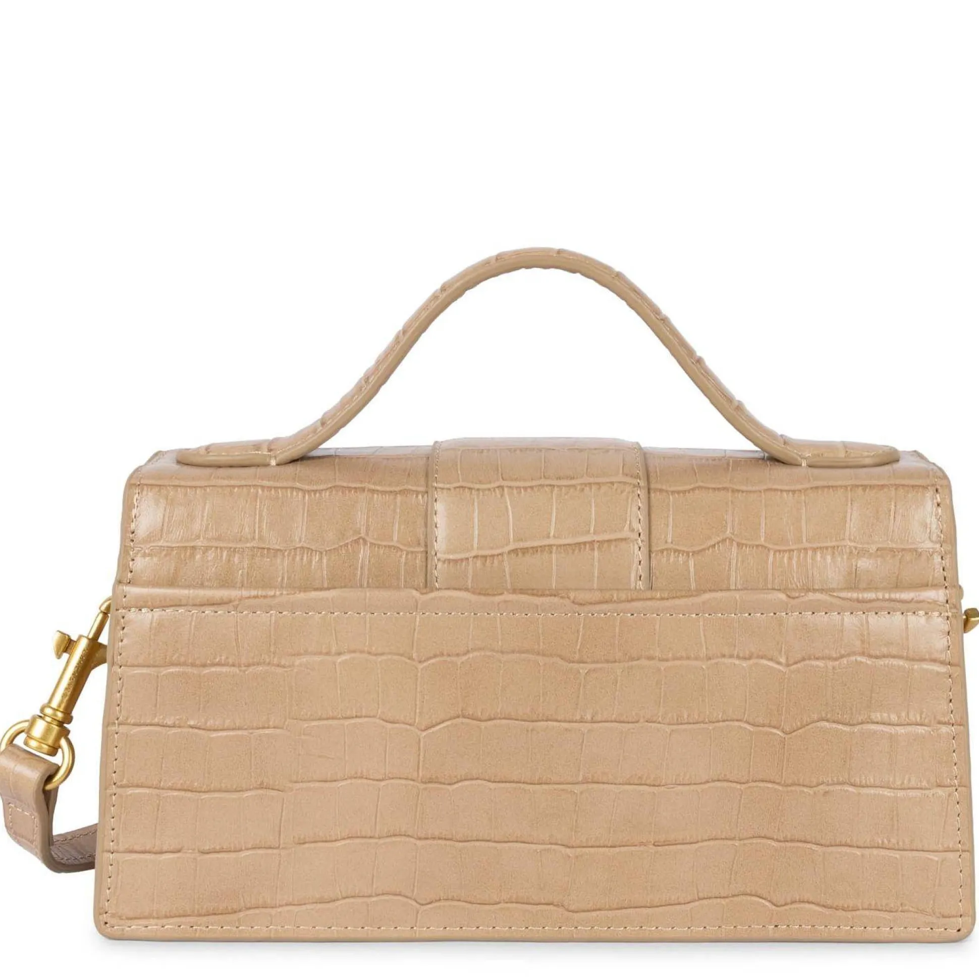 Lancaster Sac baguette a rabat Exotic Ily croco*Femme Sacs Bandoulière