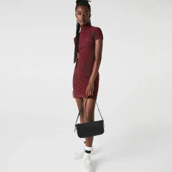 Lacoste Sac baguette Chantaco en cuir*Femme Sacs Porté Épaule|Sacs Bandoulière