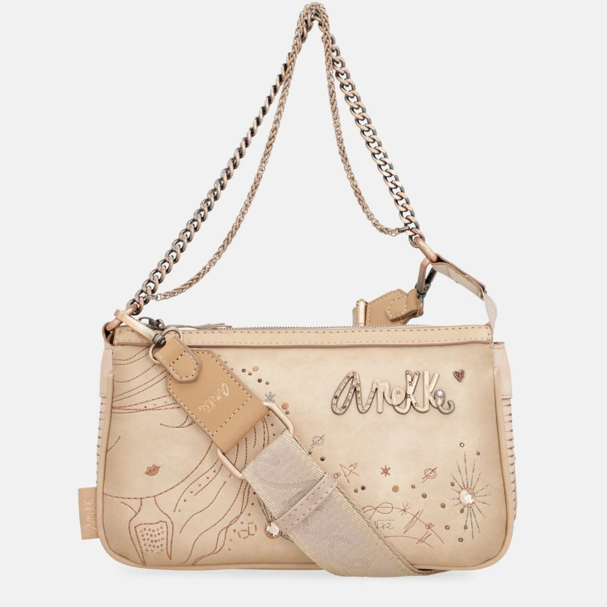 Anekke Sac baguette porte bandouliere Studio*Femme Sacs Bandoulière