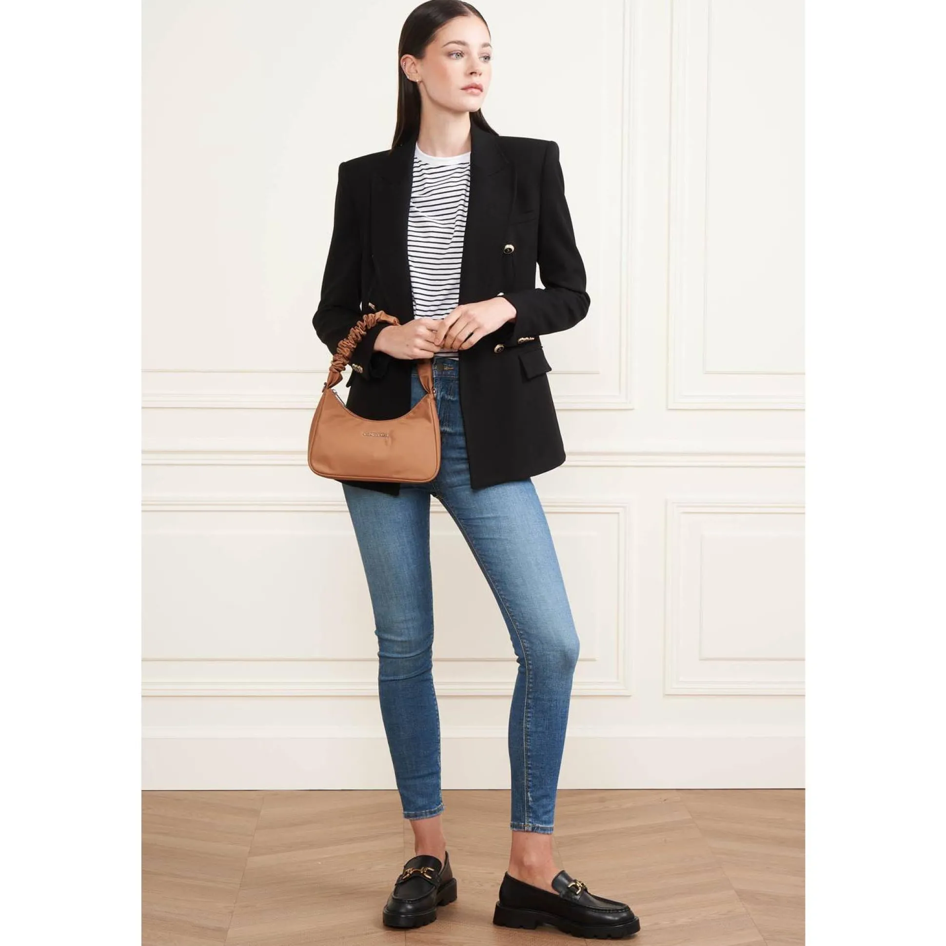 Lancaster Sac baguette zippe Basic Chouchou*Femme Sacs Bandoulière
