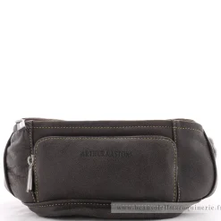 Arthur Aston Sac banane Cristiano en cuir destroy*Homme Sacs Banane