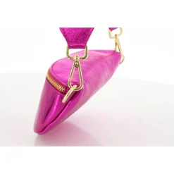 Marlon Firenze Sac banane en cuir metallise*Femme Sacs Banane Femme