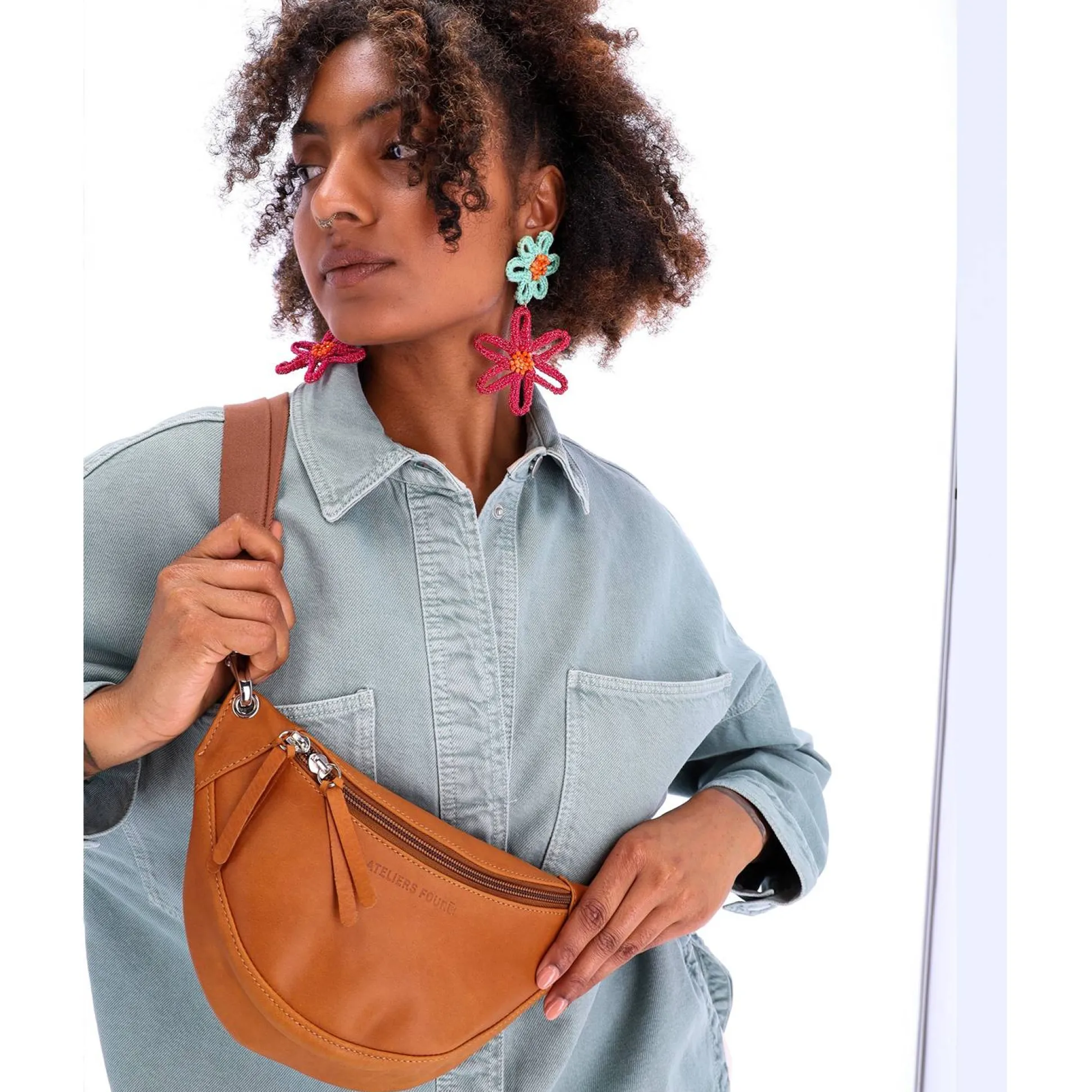 Les Ateliers Foures Sac banane femme Atalante holster*Femme Sacs Banane Femme