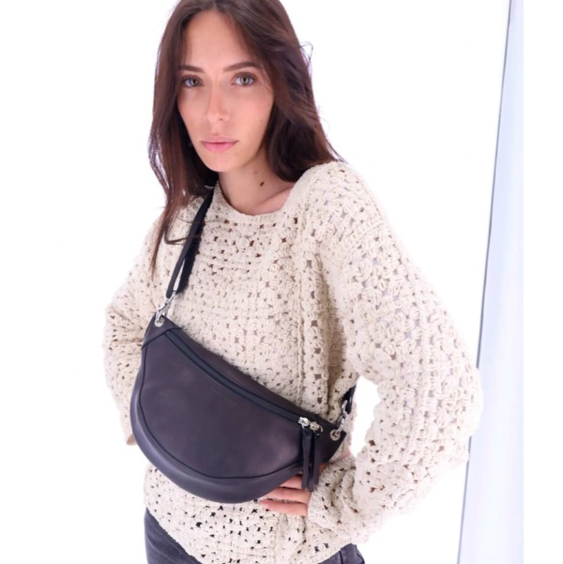Les Ateliers Foures Sac banane femme Atalante medium*Femme Sacs Banane Femme