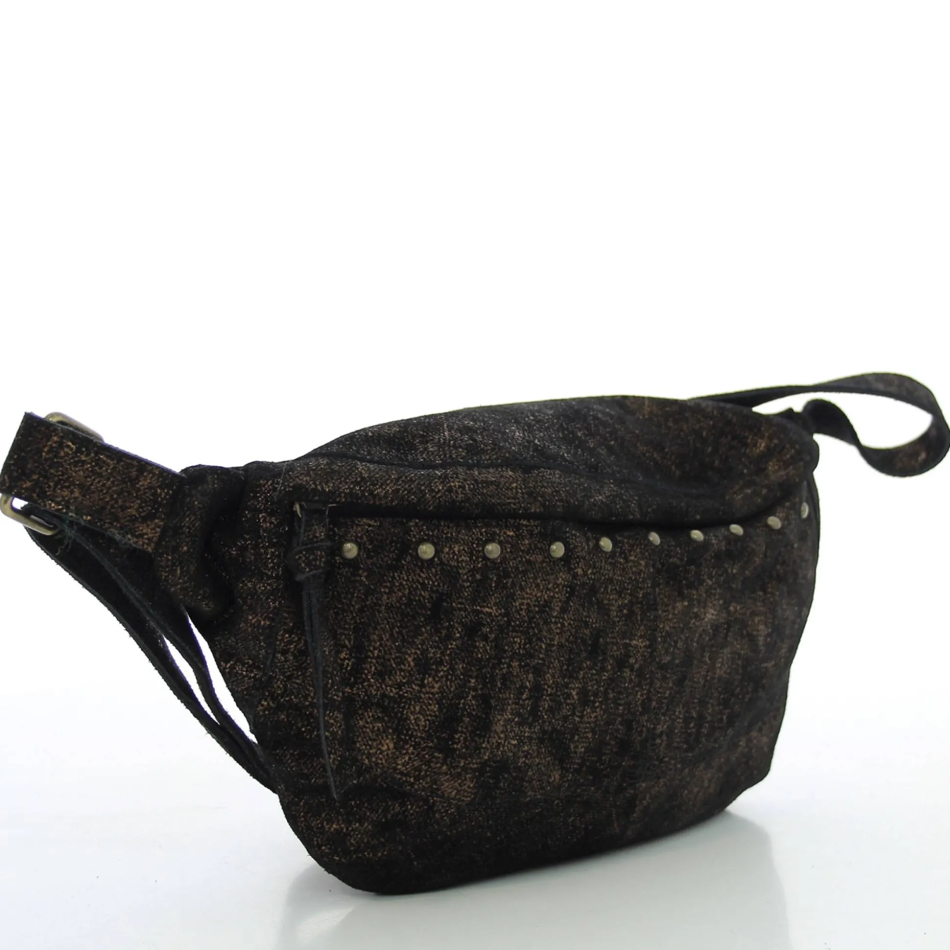 Pieces Sac banane femme Daino cuir cloute*Femme Sacs Banane Femme