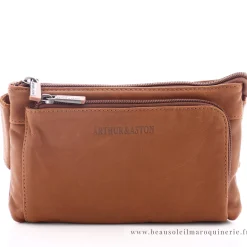 Arthur Aston Sac banane Oscar zippe en cuir*Homme Sacs Banane