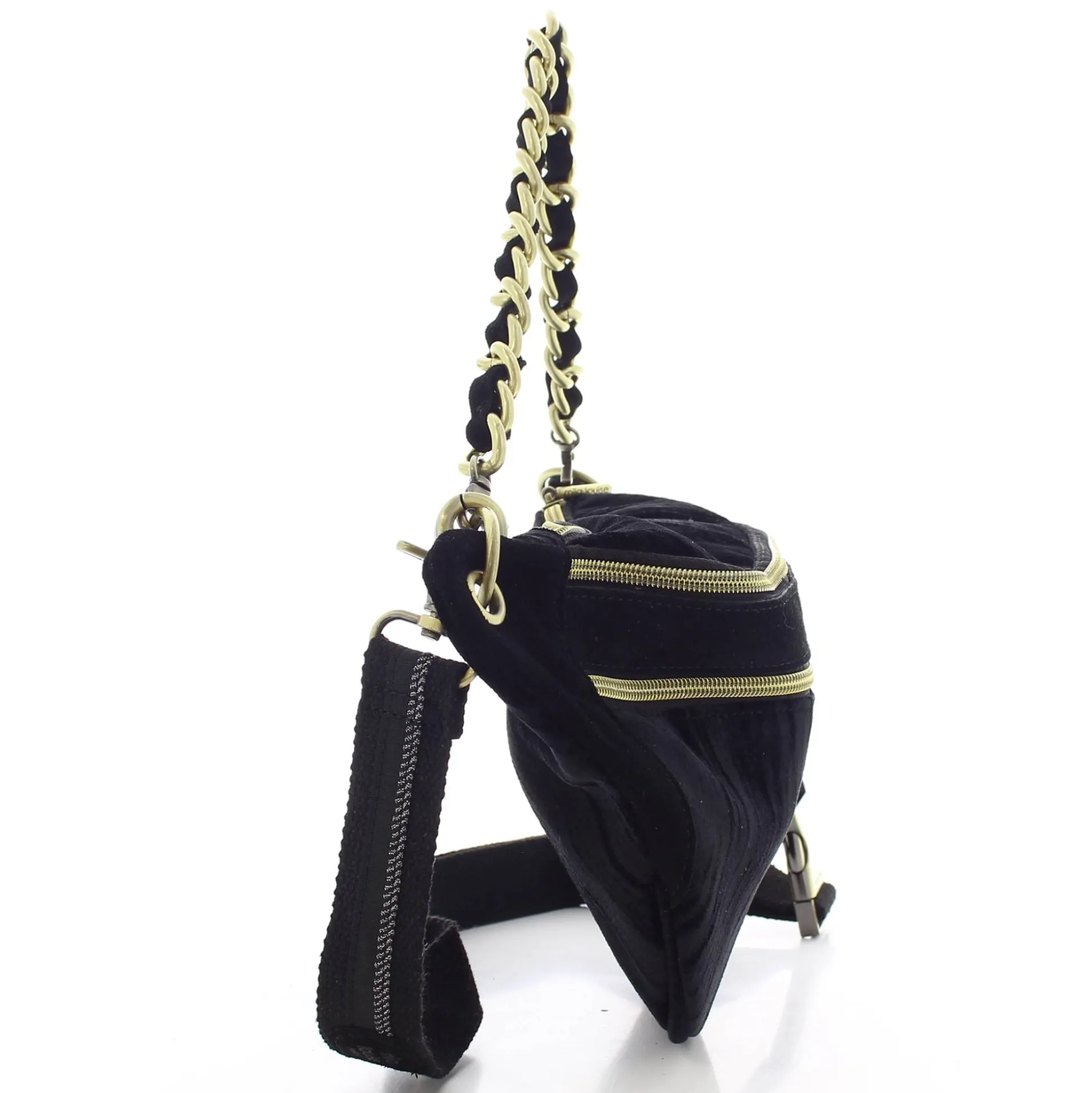 Mila Louise Sac banane Petra taille M VFR velours*Femme Sacs Banane Femme
