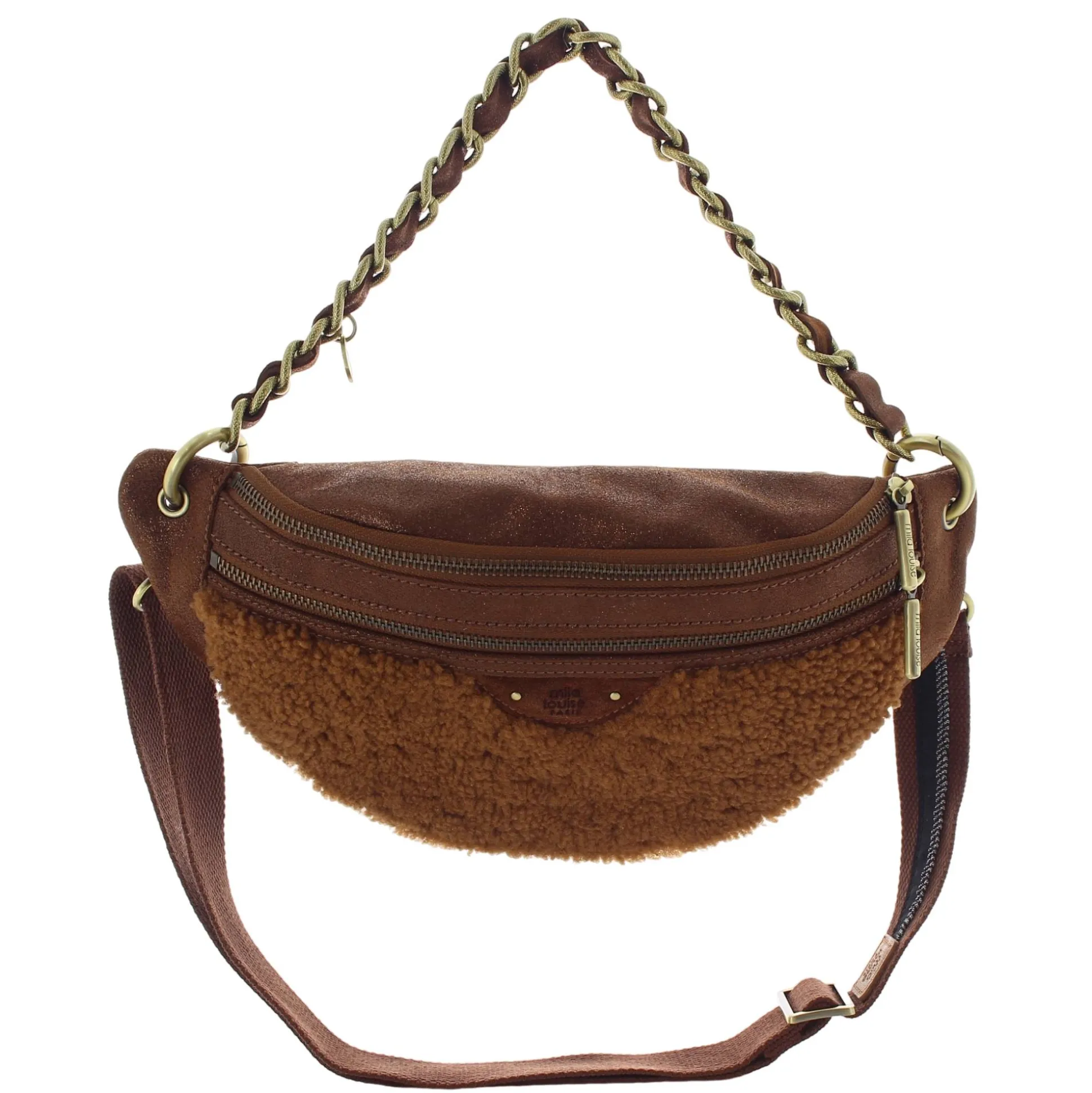 Mila Louise Sac banane Petra TVX effet fourrure*Femme Sacs Banane Femme