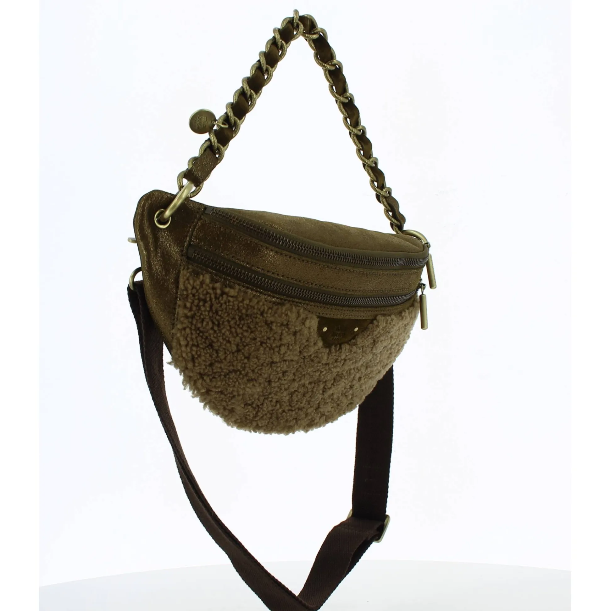 Mila Louise Sac banane Petra TVX effet fourrure*Femme Sacs Banane Femme