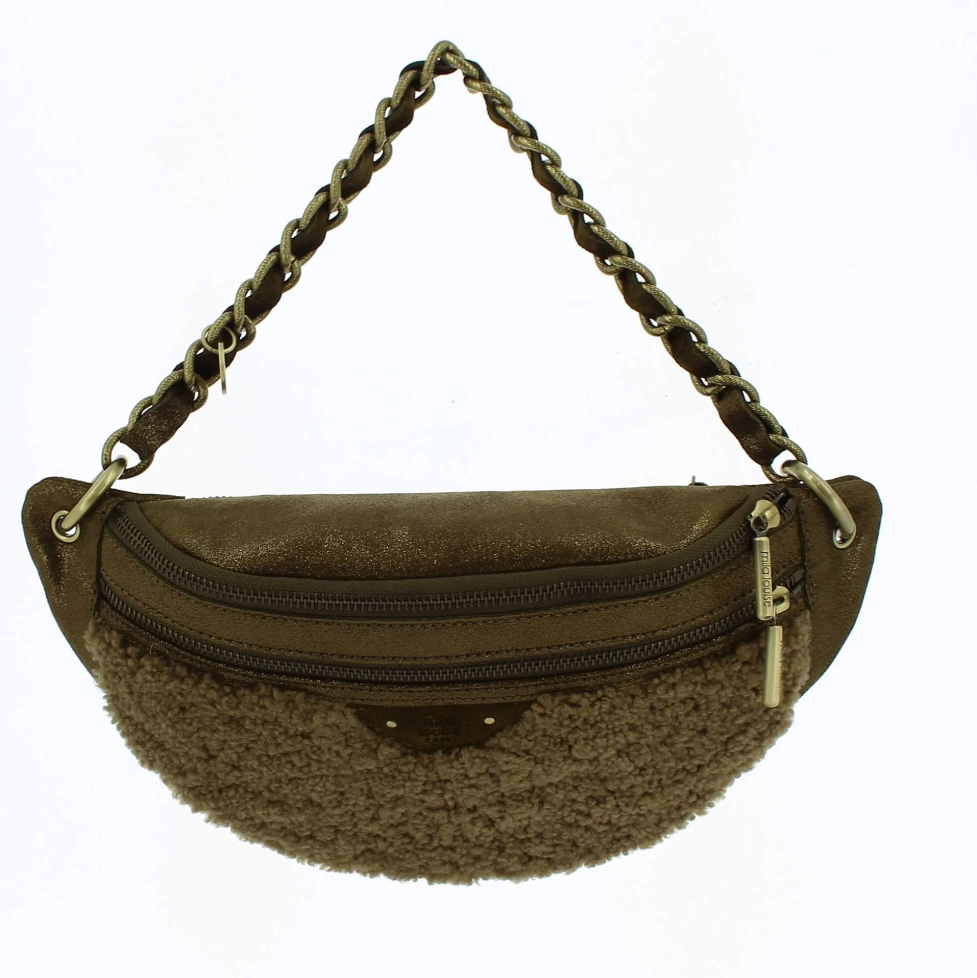 Mila Louise Sac banane Petra TVX effet fourrure*Femme Sacs Banane Femme