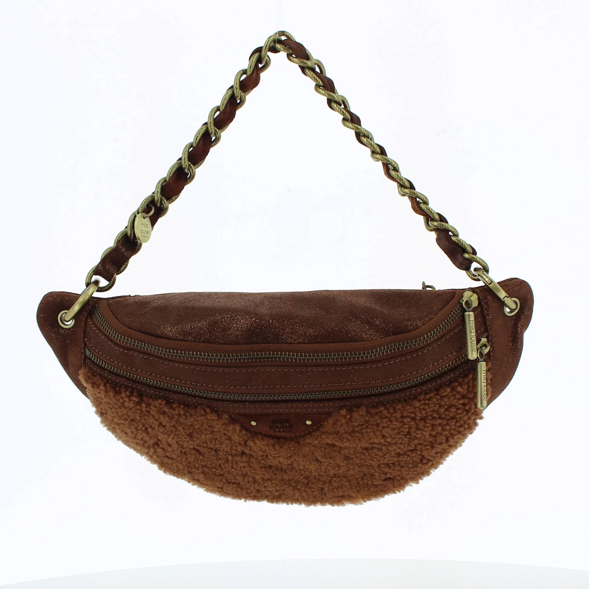 Mila Louise Sac banane Petra TVX effet fourrure*Femme Sacs Banane Femme
