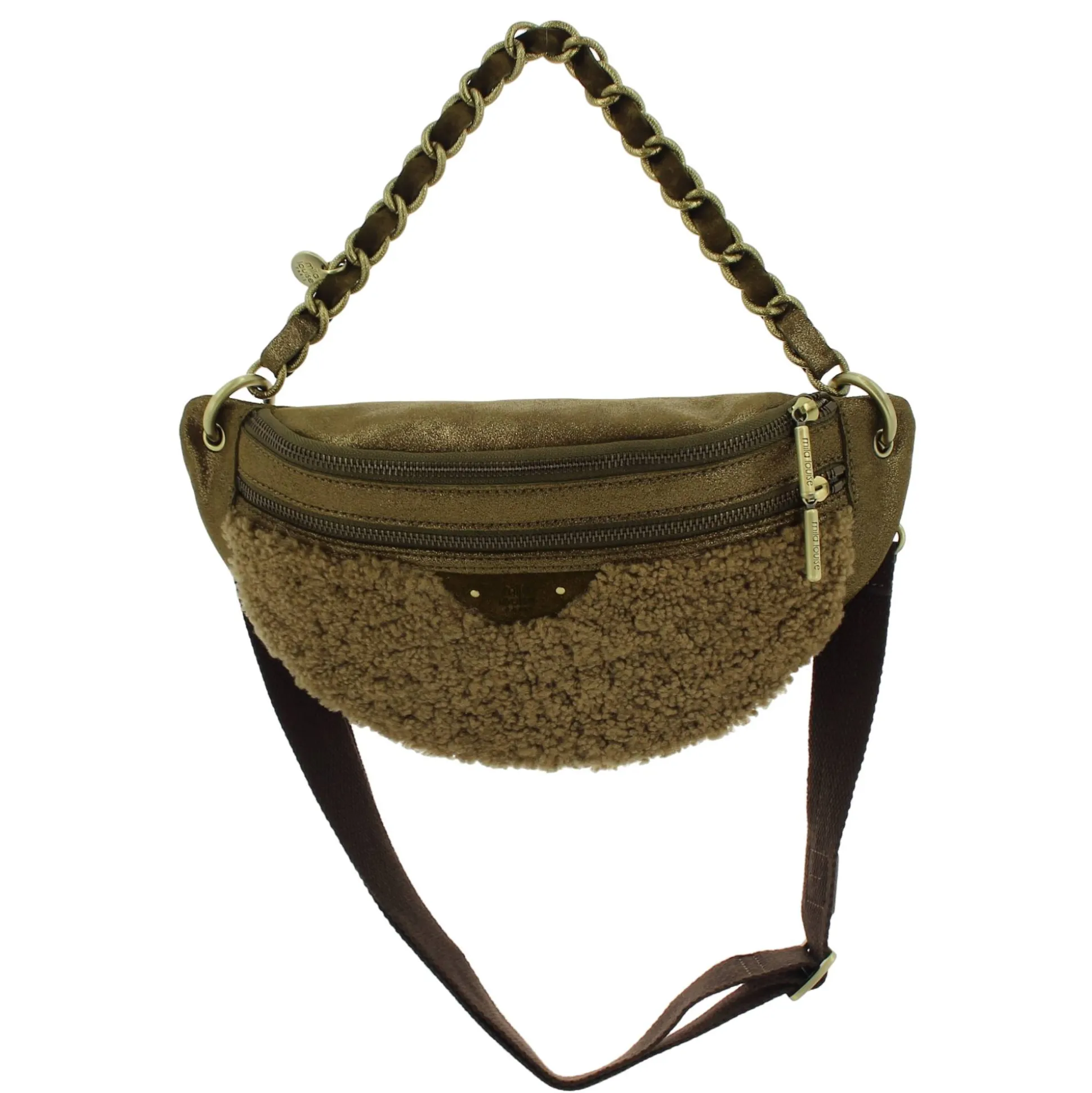Mila Louise Sac banane Petra TVX effet fourrure*Femme Sacs Banane Femme