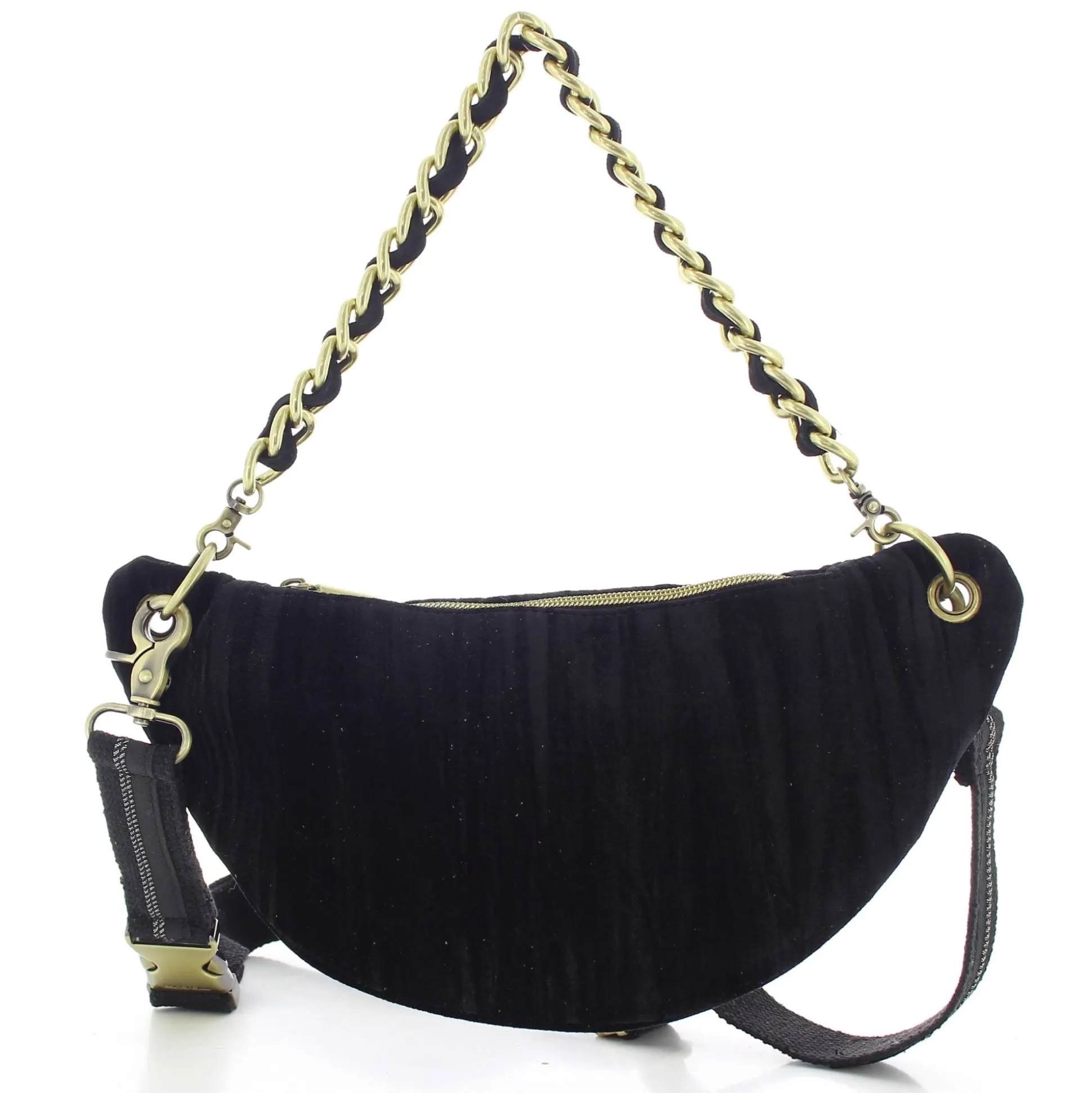 Mila Louise Sac banane Petra VFR velours*Femme Sacs Banane Femme