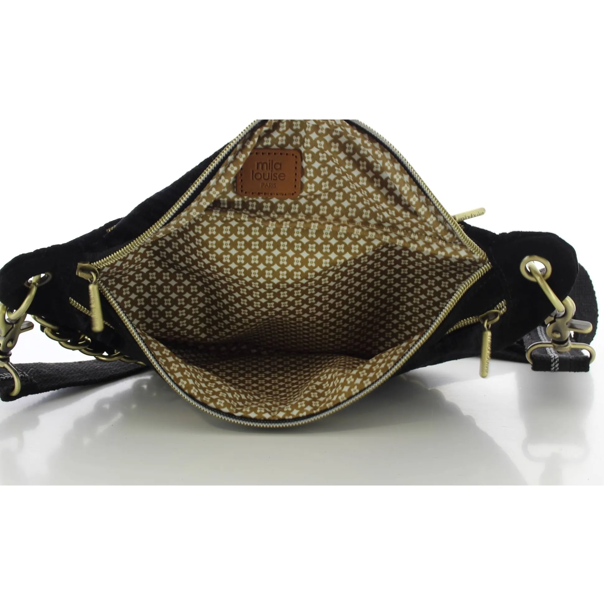 Mila Louise Sac banane Petra VFR velours*Femme Sacs Banane Femme