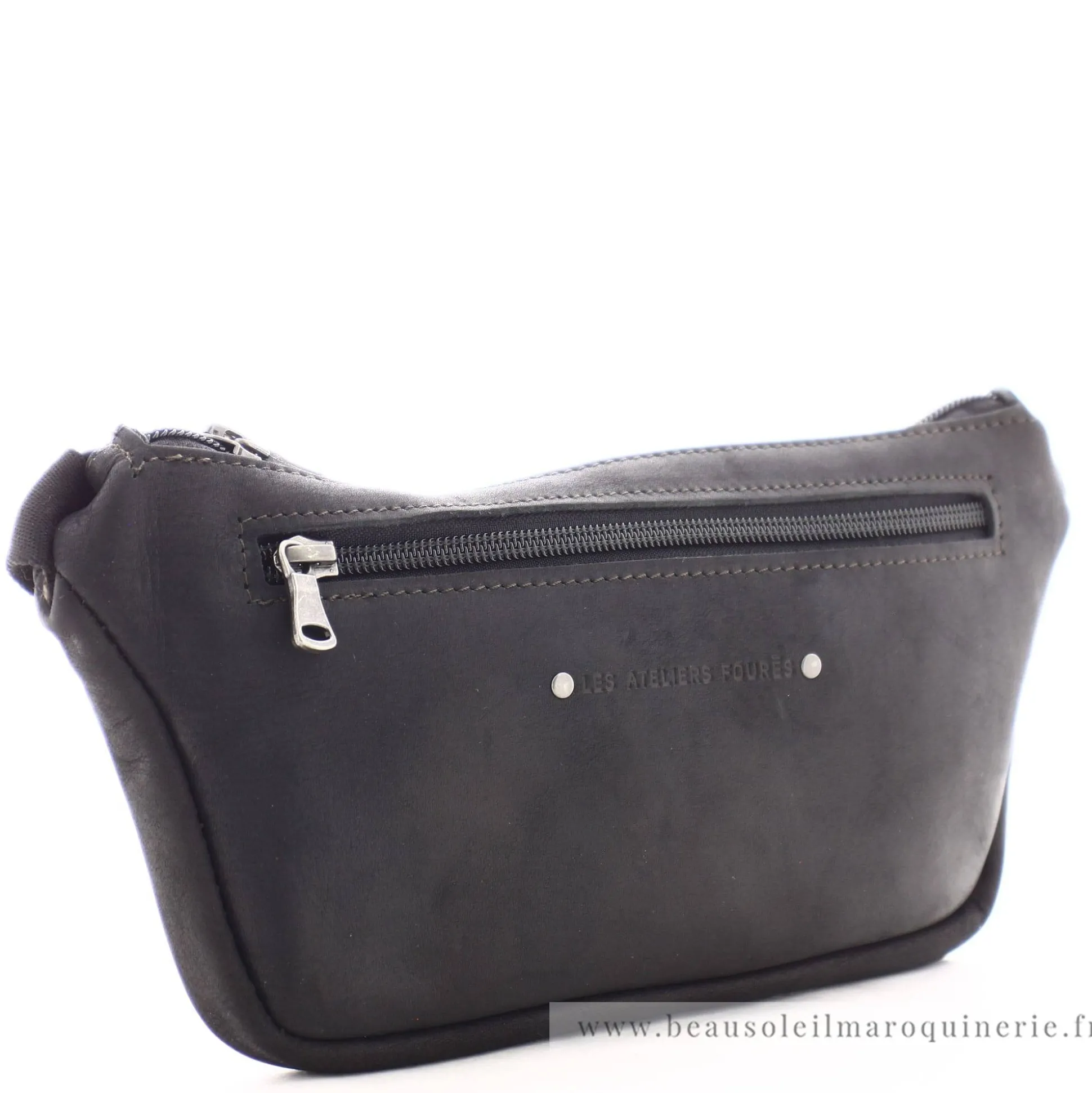 Les Ateliers Foures Sac banane plat Ourea Baroudeur*Homme Petites Sacoches Homme