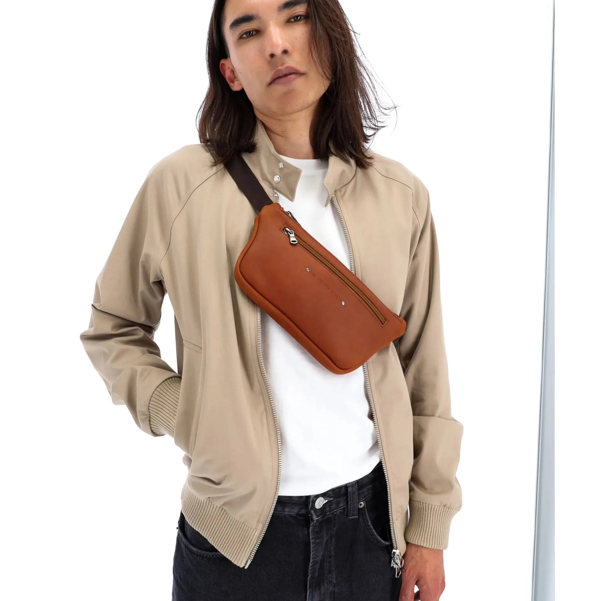 Les Ateliers Foures Sac banane plat Ourea Baroudeur*Homme Petites Sacoches Homme