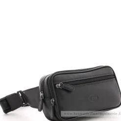 Francinel Sac banane zippe cuir lisse Palerme*Homme Sacs Banane
