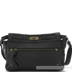 Pieces Sac bandouliere a fermoir Noelle facon croco*Femme Sacs Bandoulière