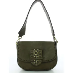 Biba Sac bandouliere a rabat Cody en cuir cloute*Femme Sacs Bandoulière