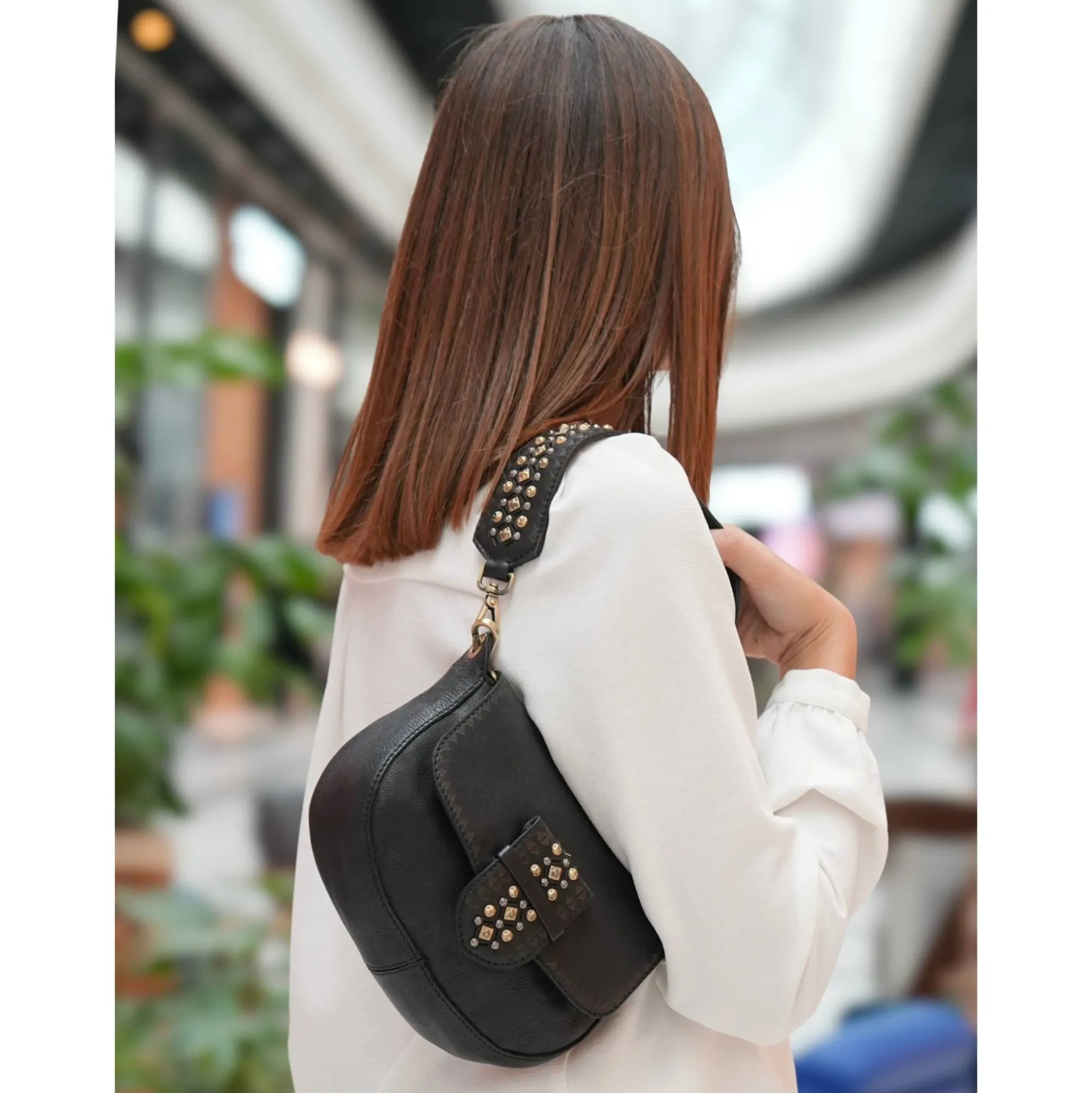 Biba Sac bandouliere a rabat Cody en cuir cloute*Femme Sacs Bandoulière