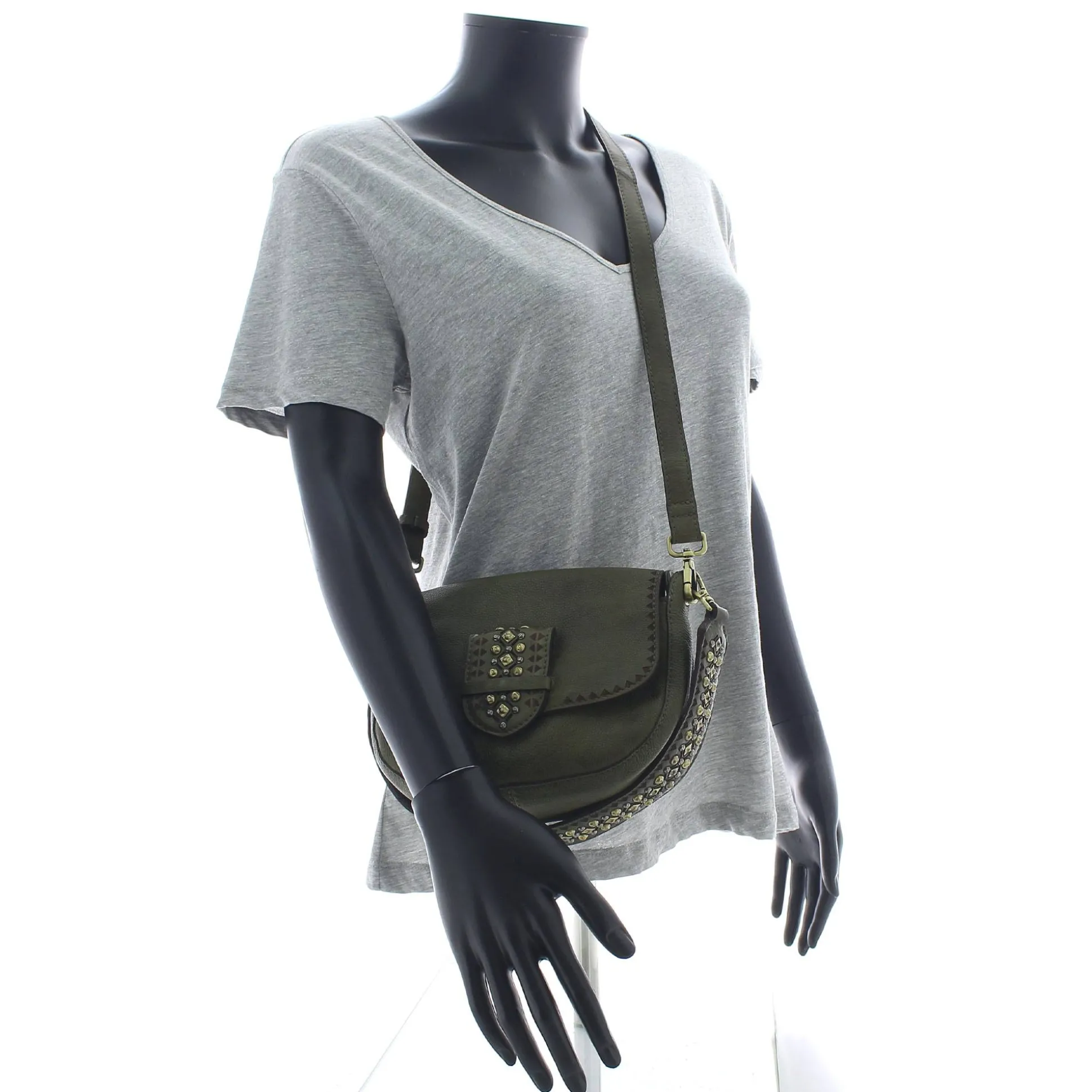 Biba Sac bandouliere a rabat Cody en cuir cloute*Femme Sacs Bandoulière