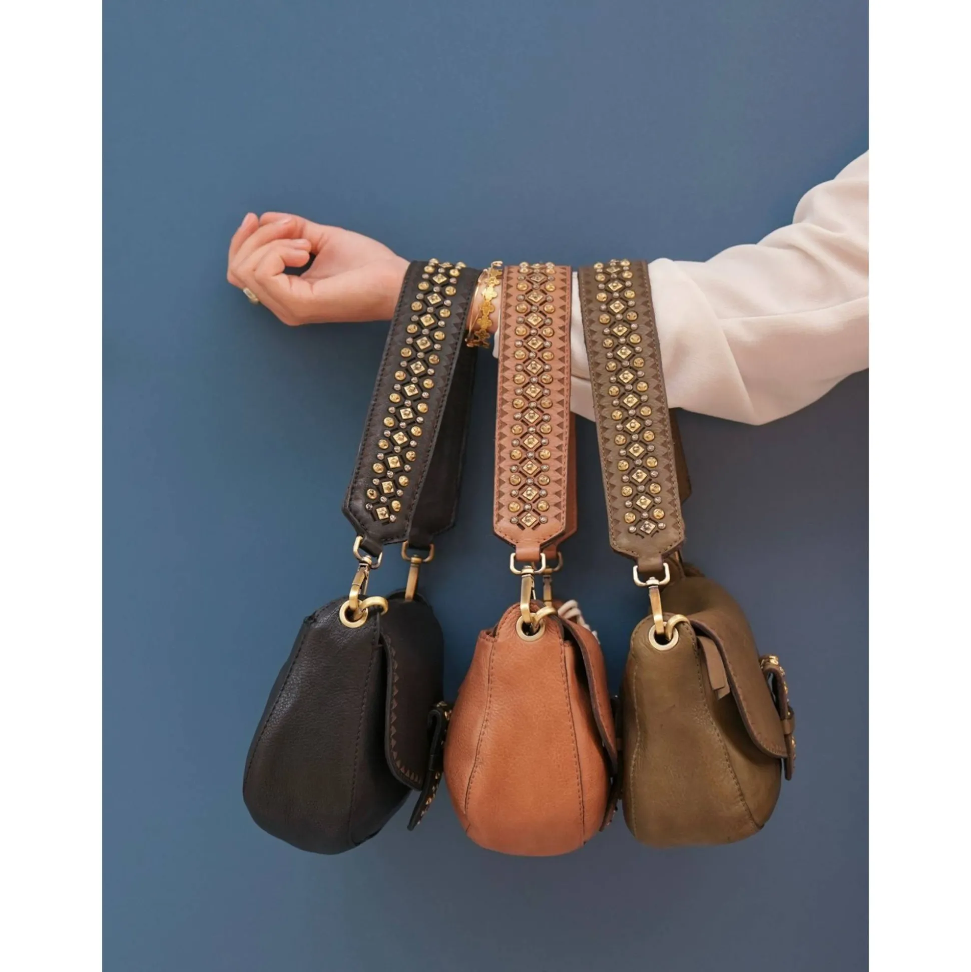 Biba Sac bandouliere a rabat Cody en cuir cloute*Femme Sacs Bandoulière
