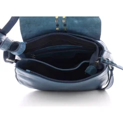 Biba Sac bandouliere a rabat cloute Hancock en cuir*Femme Sacs Bandoulière