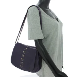 Biba Sac bandouliere a rabat cloute Hancock en cuir*Femme Sacs Bandoulière