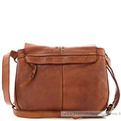 Biba Sac bandouliere a rabat cloute Hancock en cuir*Femme Sacs Bandoulière