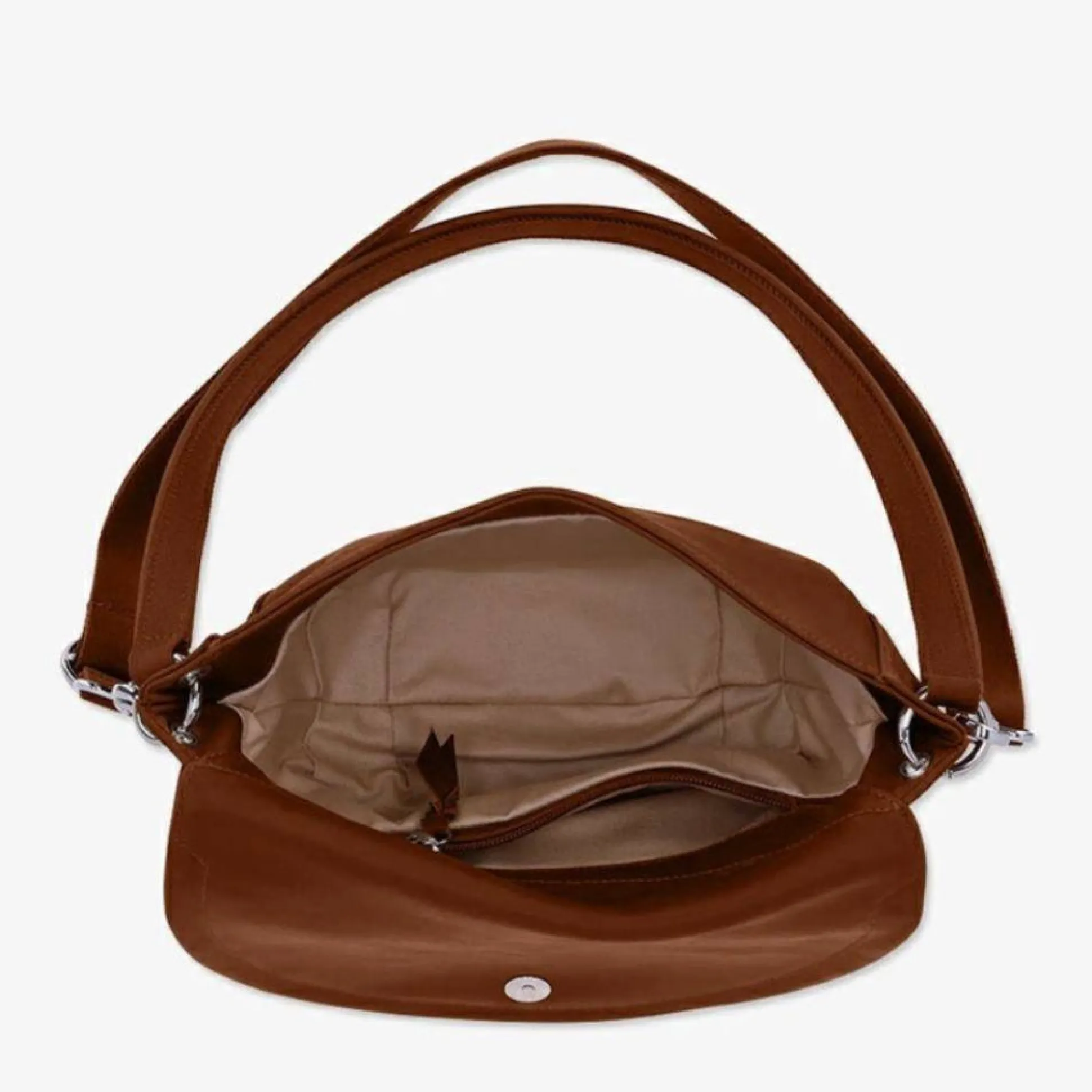 Les Ateliers Foures Sac bandouliere a rabat Compact en cuir*Femme Sacs Porté Épaule