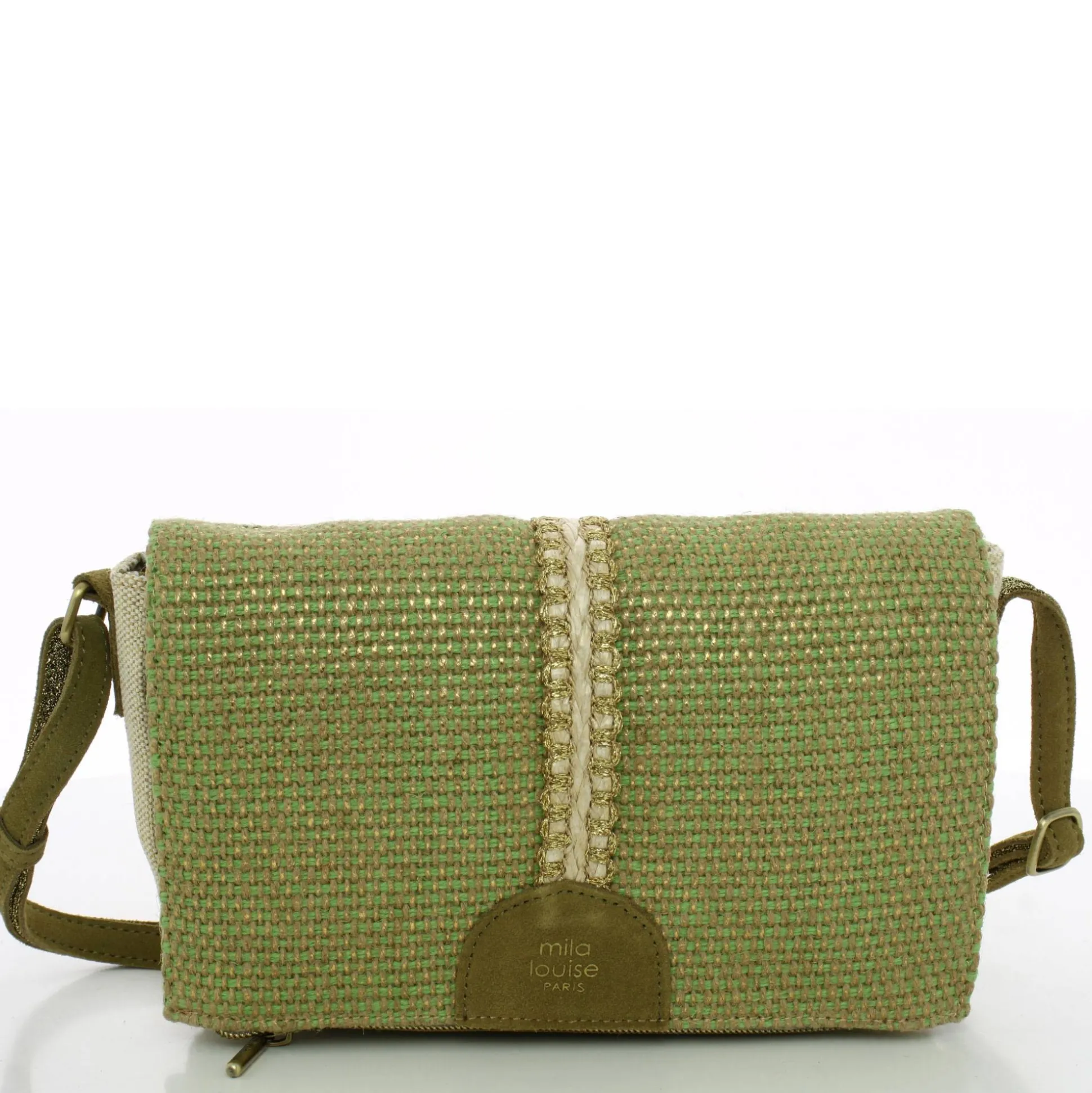 Mila Louise Sac bandouliere a rabat Niny JT2 tisse*Femme Sacs Bandoulière
